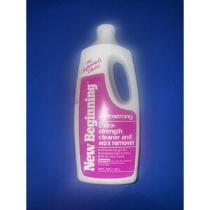 Vintage Armstrong‎ New Beginning Extra Strength Cleaner & Wax Remover 32 fl oz